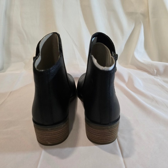 Sperry Women's Black Leather Side Zip Ankle Boots Booties STS88972 Size 8.5 - Picture 5 of 8